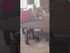 الفولاذ ذو الشعاع H المغطى بالصمغ الساخن لرسوم سياج المطار